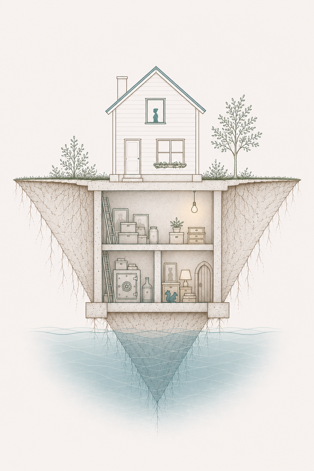 The House — foundation and rooms